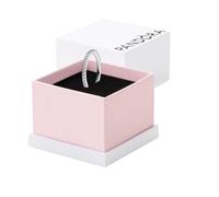 PANDORA Timeless Anello Eternity in argento Sterling con zirconia cubica trasparente, 48