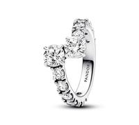 PANDORA Timeless Anello, in argento Sterling con zirconia cubica trasparente, 58