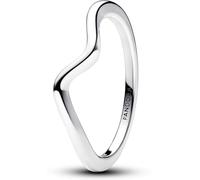 Pandora Timeless Anello Onda Lucida in Argento Sterling ondulato 52