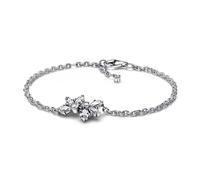 PANDORA Timeless Bracciale Herbarium Cluster in argento Sterling con zirconia cubica trasparente, 16