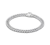 PANDORA Timeless Bracciale in argento Sterling con pavé e zirconi cubici trasparenti, 18
