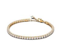 Pandora Bracciale Tennis placcato oro con zirconi Timeless Shine 561469C01 20cm