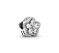 PANDORA Timeless Ciondolo con fiocco di neve brillante in argento Sterling con zirconia cubica trasparente, Sterling Fascino D'Argento