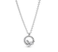 COLLANA HERBARIUM CERCHIO E PETALI LUMINOSI DONNA PANDORA TIMELESS