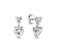 ORECCHINI PENDENTI DUE CUORI DONNA PANDORA