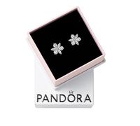 PANDORA Timeless Orecchini a bottone Herbarium Cluster in argento Sterling con zirconia cubica trasparente, Sterling Silver Orecchini A Bottone