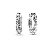 ORECCHINI CERCHI PAVE DONNA PANDORA TIMELESS