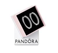 Pandora 293016C01 Orecchini a cerchio in pavé senza tempo