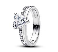 Pandora Transparent Zirconia Ring 193100C01 54