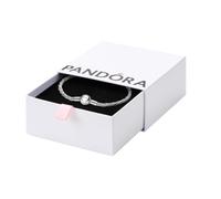 PANDORA Twisted snake chain sterling silver bracelet | Bracciale in argento Sterling compatibile con PANDORA Moments, gioiello da donna, con confezione regalo