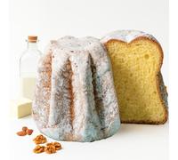 Pandoro Artigianale al Latte e Burro di Bufala | Zucchero a Velo | Senza Uvetta e Canditi | Pasticceria La Torraca | 800 Gr | Cilento | Campania