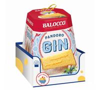 Pandoro Gin Balocco - 800g - Dolce di Natale con Aroma al Gin - Idea Regalo Originale (1 pezzi)