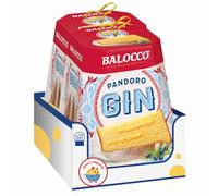 Pandoro Gin Balocco - 800g - Dolce di Natale con Aroma al Gin - Idea Regalo Originale (2 pezzi)