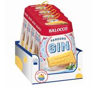 Pandoro Gin Balocco - 800g - Dolce di Natale con Aroma al Gin - Idea Regalo Originale (4 pezzi)