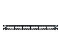 PANDUIT 24-PORT METAL MODULAR PATCH PANEL 1U