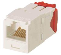 Panduit CJ5E88TGIW category-5e 8-wire tg-style jack Module, off White