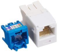 PANDUIT Cj6 X 88tgwh Category-6 a 8-wire Tg-Style Jack Module, Bianco