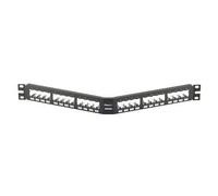 Panduit CPA24BLY PANN.1U ANGOL.PER 24 RJ45S NERO