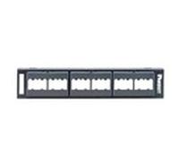 Panduit CPP24WBLY PANN.1U PER 24 RJ45U MINICOM NERO