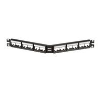 Panduit cppla24wbly Pannello di permutazione - Baia di ingresso (Nero, Acciaio, 1U)