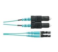 Panduit FZ2ELLNSNSNM002 PATCH 2FO OM4 LCD/SCD AQUA 2M