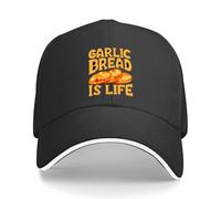 Pane all'aglio Bambini Berretto da Baseball Gioventù Divertente Sport Comfort Protezione Solare Cappello da Baseball Tesa Regolabile a Sandwich Leggero All'aperto Fresco