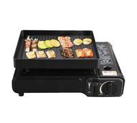 Pane barbecue antiaderente: vassoio resistente per stufe indoor e barbecue all'aperto | Design cestello scanalato riutilizzabile, utensili da cucina dispersi di calore uniformi, accessor