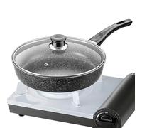 Pane con padella antiaderente compatibile con induzione: facile da cucinare in una padella a fondo con superficie antigraffio | Inni da cucina perfetti per l'uso domestico, uova