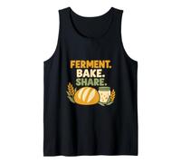 Pane e lievito Madre con Ferment. Bake. Share. e spighe Canotta