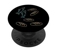 Pane e Pesci Cristiano Gesù Cristo Ministero dei Miracoli PopSockets PopGrip Adesivo