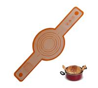 Pane in silicone - Tappetino antiaderente con manici lunghi | Inserto per pane resistente al calore, teglia riutilizzabile per pasta, pasticceria, lievito, pizza e cottura in forno olandese