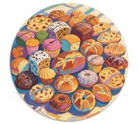 Pane Jigsaw Puzzle Impossible 1000 Pezzi cibo Decorazione Per La Casa. Giochi Rilassamento E Intelligence Per Adulti E Ragazzi Da 14 Anni 1000pcs (67.5x67.5cm)