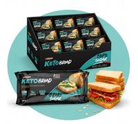 Pane Keto Proteico 9pz da 190g, Pan Bauletto Keto Low Carb Senza Zuccheri ideale per Dieta Chetogenica, Keto Bread Ricco di Fibre, Made in Italy, 1 ATTIMO IN FORMA