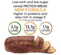 PANE PROTEICO ai CEREALI Line@ Proteine 30% FASE 1 dieta|16 fette|LowCarb 360gr