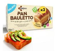 Pane Proteico EatPro, Pan Bauletto Con Olio d'Oliva Keto 230 g x 3