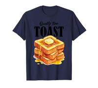 Pane Tostato con Burro e Sciroppo Colazione Food Art Maglietta