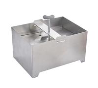 Paneer Maker - Paneer Press | Pressa per toffu in acciaio inossidabile | Paneer Maker con foro di scarico e vassoio antigoccia | Pressa per formaggio con doppi manici | Macchina per stampi per formagg