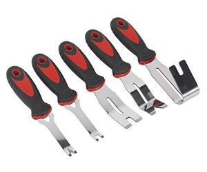 Panel Door Sealey & Trim clip Removal Tool Set 5pc