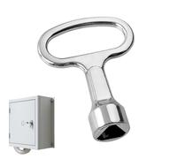 Panel Key - 5.2x3.5cm Triangular Cabinet Lock Core Tool | Machine Box Safety Key | Machine Box Safety Equipment For Industry Home Outdoor Building Construction Commercial Device Structure