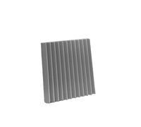 Paneles acústicos 100Pcs Studio Acoustic Foam Panel Soundproof Wall Noise Protective Sound Absorption Treatment Room 30x30x2.5cm(Gray)