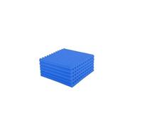 Paneles acústicos 100Pcs Studio Acoustic Foam Panel Soundproof Wall Noise Protective Sound Absorption Treatment Room 30x30x2.5cm(Blue)