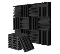 Paneles acústicos 12Pack Sound Proof Foam Panels High Density Insulation Noise Cancelling for Walls and Ceilings 12" X 2"