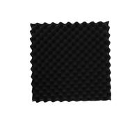 Paneles acústicos 12Pcs Studio Acoustic Foam Panels Sound Insulation Treatment Room Wall Soundproof Sponge Tiles 30x30x2cm(Black)