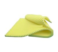 Paneles acústicos 1PC Large Size Studio Acoustic Panels Sound Foam Crate Soundproof Absorption Treatment Pad 2/3.5/5cm Thickness 150x200cm(Yellow,2cm)