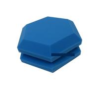 Paneles acústicos 6/12Pack Hexagonal Acoustic Foam Retardant Studio Noise Insulation Sound Absorption Treatment Panels 2 Inches Thickness(Blue,6PACK)