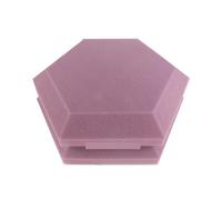 Paneles acústicos 6/12Pack Hexagonal Acoustic Foam Retardant Studio Noise Insulation Sound Absorption Treatment Panels 2 Inches Thickness(Purple,12PACK)