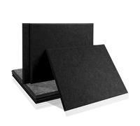 Paneles acústicos 6 Pcs Acoust Insulation Absorcion Door Seal Strip Soundproof Wall Panel for Studio Sound Absorbing(Black,0.8cm Density)