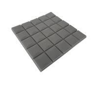 Paneles acústicos 6Pcs Studio Acoustic Foam Soundproof Wall Panels Sound Absorption Treatment Wedge Protective Soundproofing Sponge 50x50x3cm(Grey)