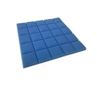 Paneles acústicos 6Pcs Studio Acoustic Foam Soundproof Wall Panels Sound Absorption Treatment Wedge Protective Soundproofing Sponge 50x50x3cm(Blue)