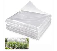 panemy 3*4m Telo Serra Trasparente, Film in Plastica per Serra e Copertura Piante, Protezione dal Freddo Invernale e dal Sole, Telo da Giardino Tagliabile
